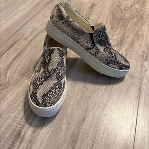 Steve Madden Snake Print Slip-On Sneakers